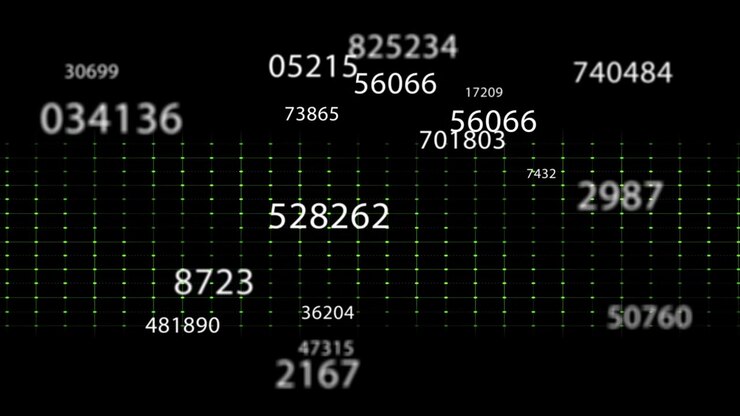 Impulso verde brillante che si attiva su una griglia tenue, formando una forma d'onda oscillante e etichette numeriche che fluttuano.