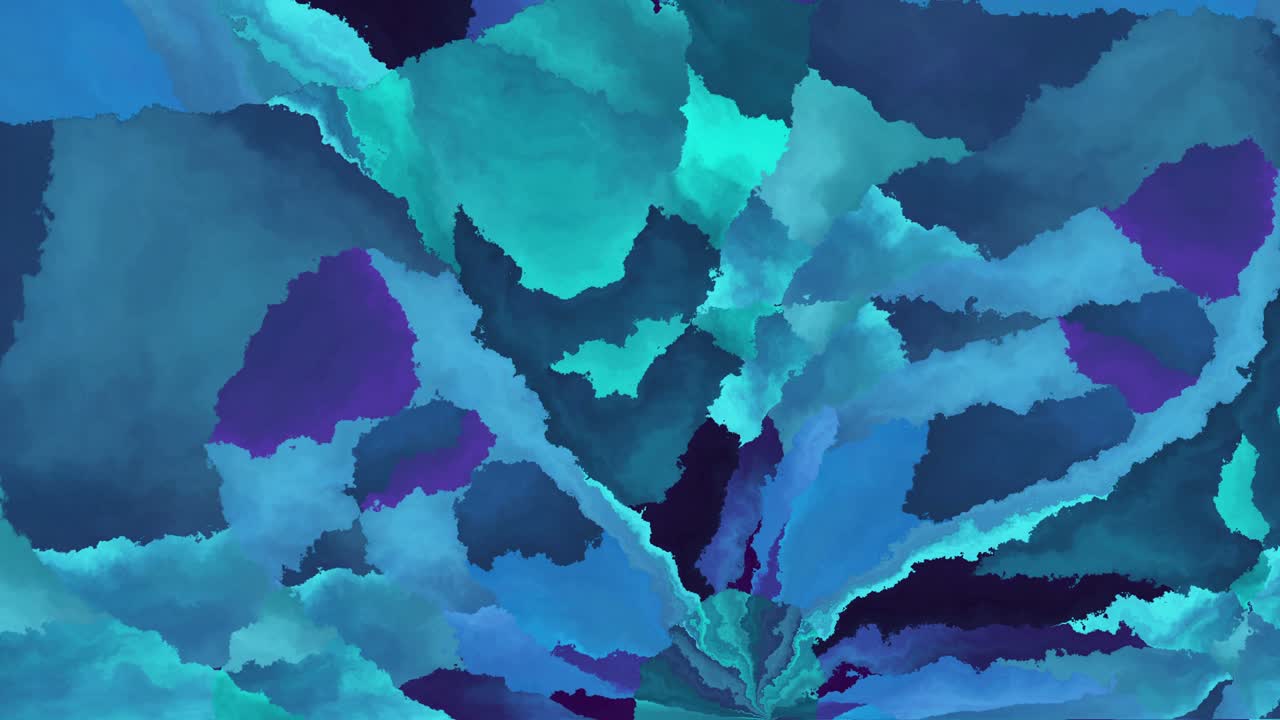 抽象的なカラフルな塗料の背景ループ