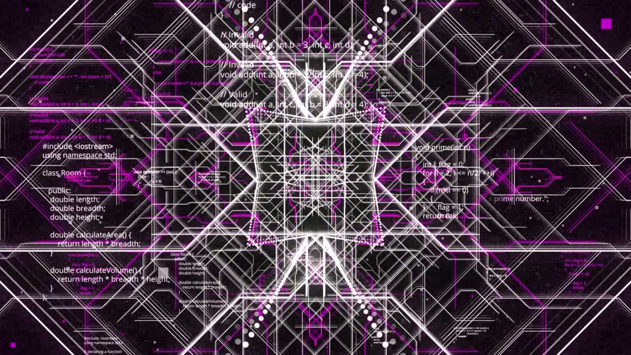 fondo de código digital abstracto