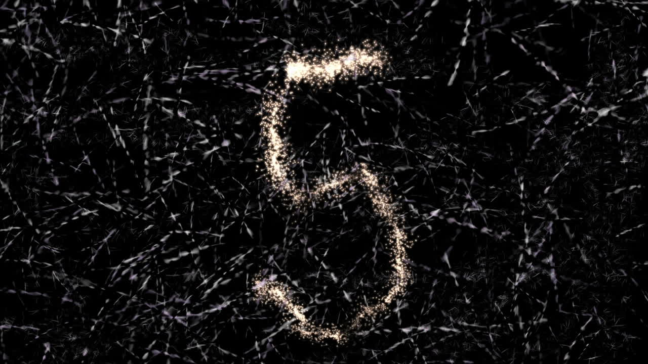 애니메이션 카운트다운 비디오