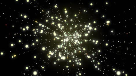 línea de bucle de tecnología velocidad futurista de la explosión de luz en el fondo del movimiento de la galaxia.