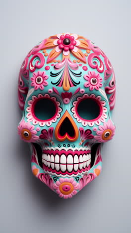 ai generated candy skulls