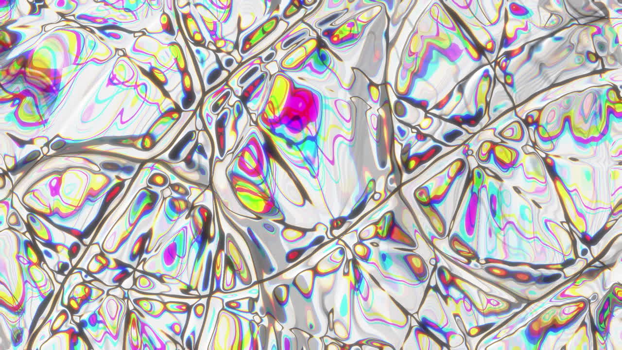 Abstract Psychedelic Liquid Texture