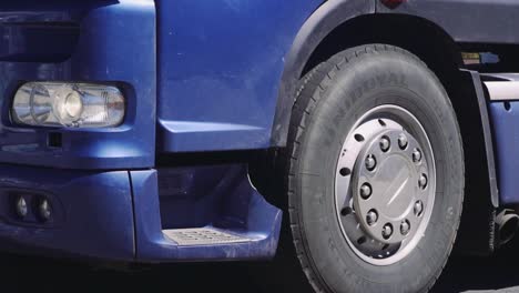 Closeup-truck-wheel