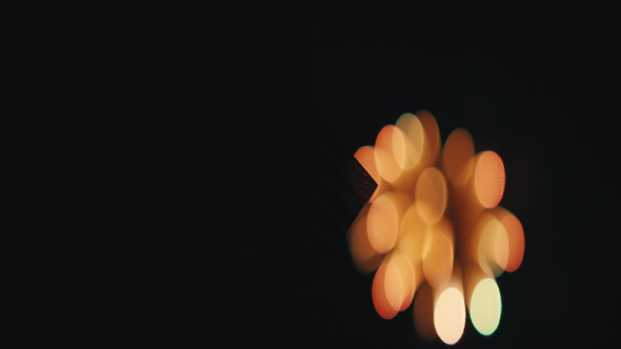 American Flag with Bokeh Lights