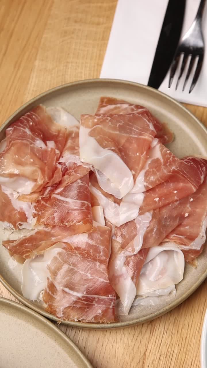 Piatto di prosciutto