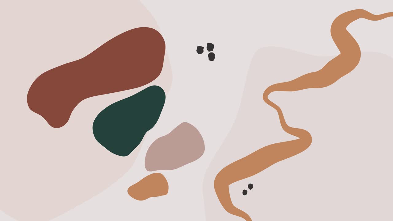 베이지 추상 애니메이션 스타일 배경