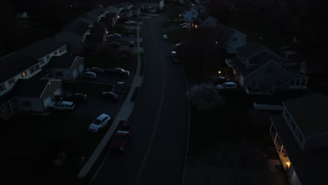 Apartment-town-houses-at-night