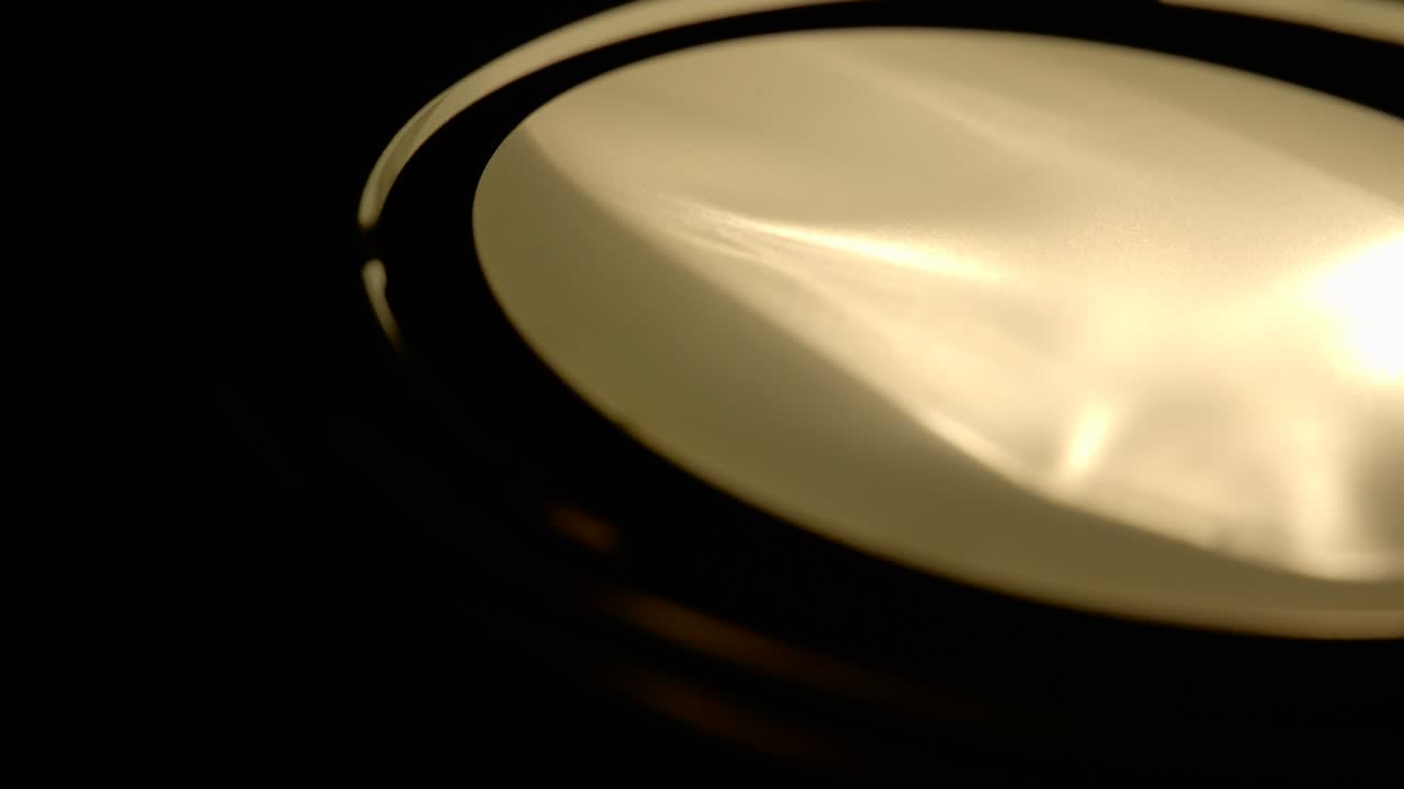 apagado de la lámpara en cámara lenta