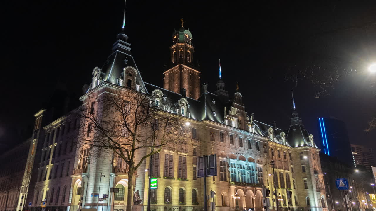 Rotterdam City Hall at Night