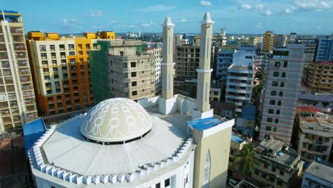 aerial view of al jumaa mosque in dar es salaam