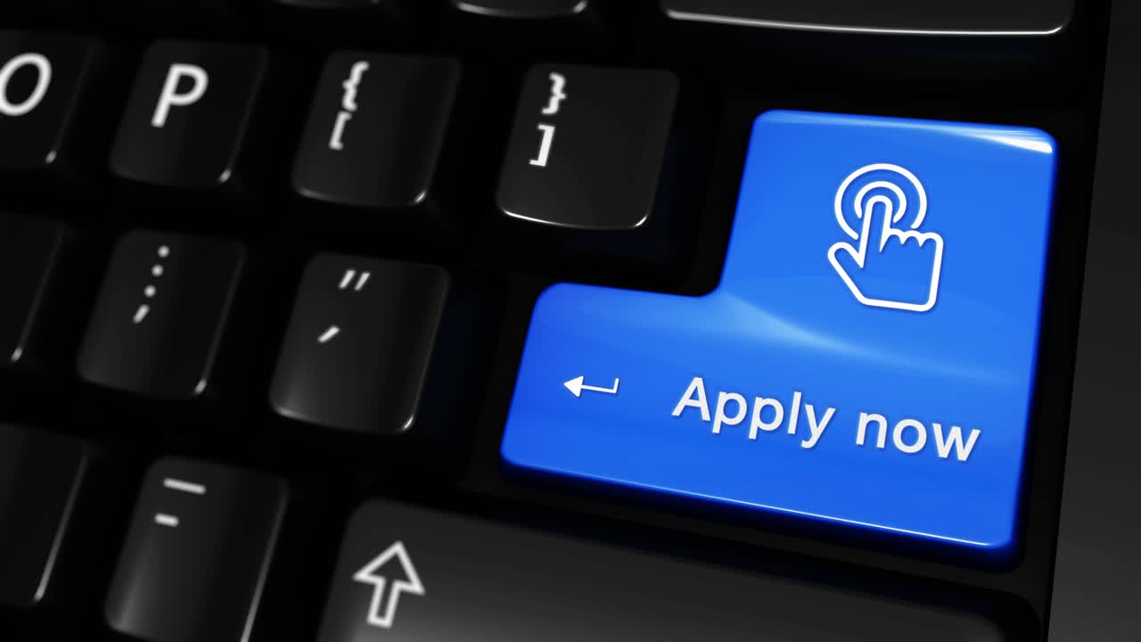 Apply Now Button on a Computer Keyboard