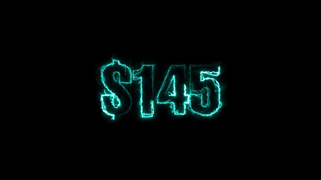 Neon ışıkta 145 dolar