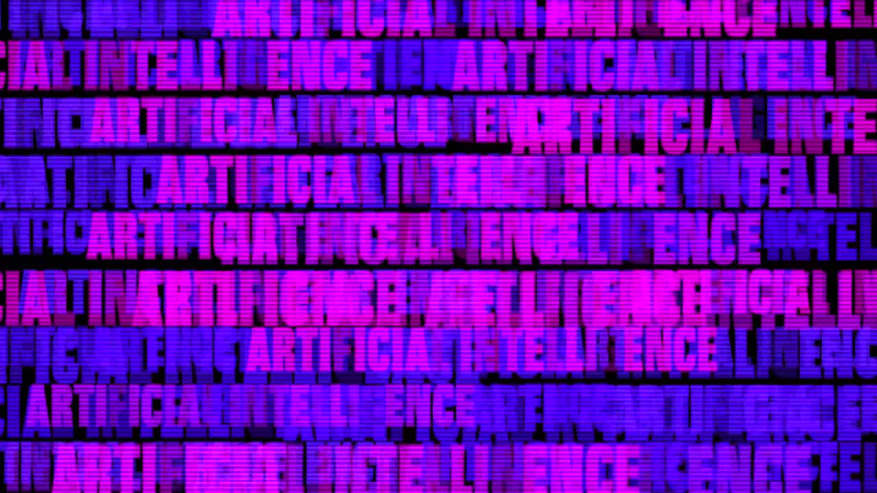 gran análisis de datos texto animado finanzas cinéticas fintech wordscape ai software de inteligencia artificial