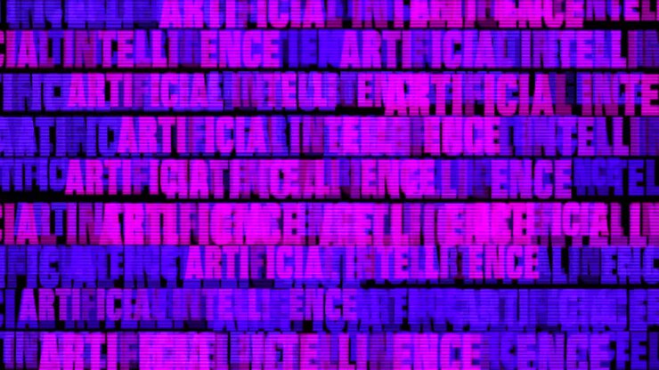 Big data analytics animated text kinetic finance fintech wordscape ai artificial intelligence software