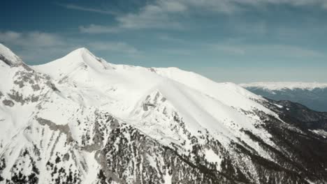 Französische-Alpen-Schneebedeckte-Berge