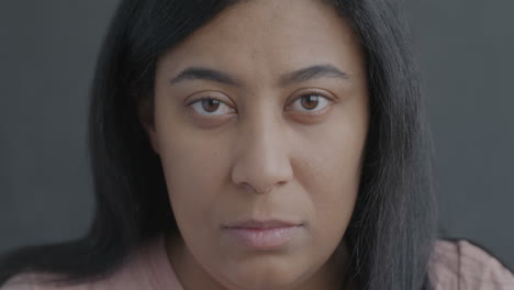 retrato en primer plano de una mujer