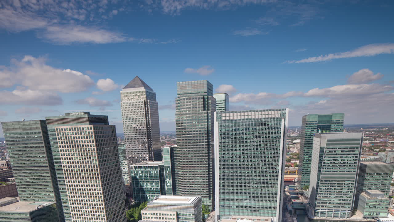 도크 랜드 고층 빌딩 긴 4k 04