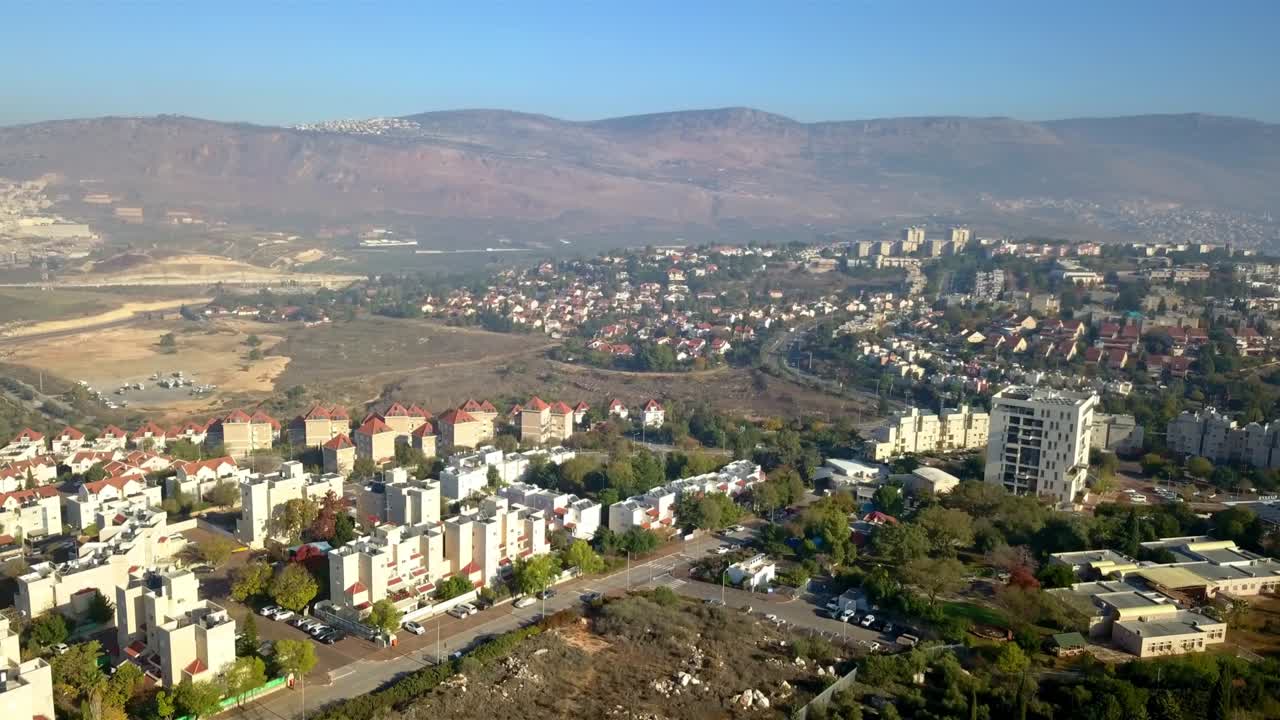 karmiel nuevo desarrollo y edificios, disparo de avión no tripulado, israel
