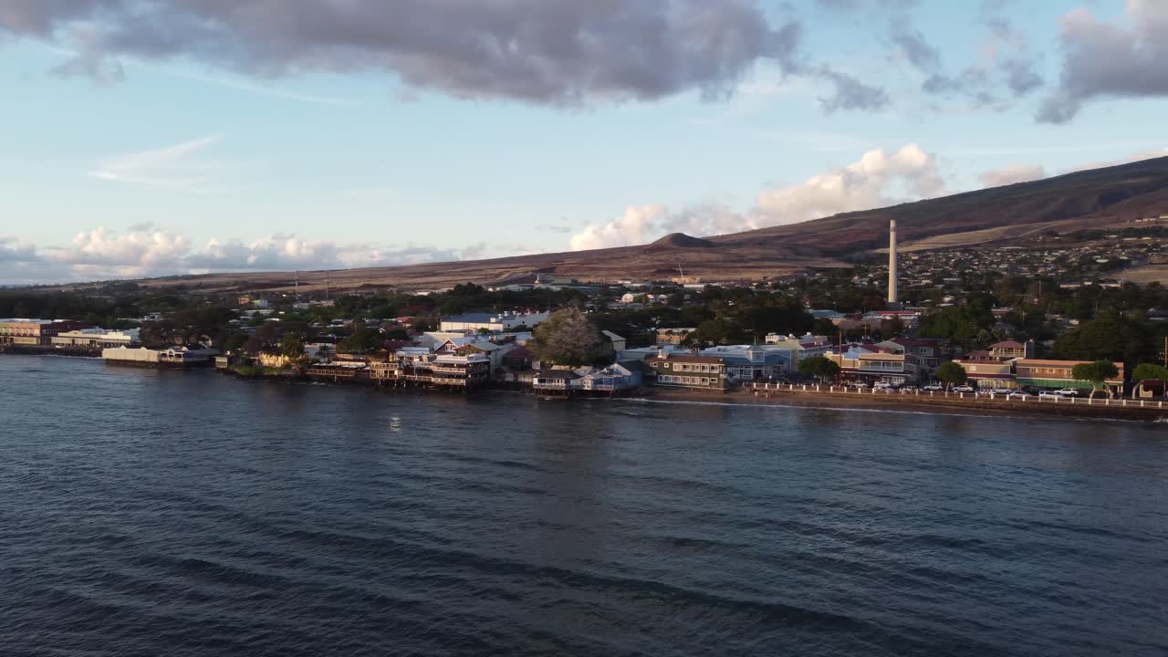 마우이 서핑 해변과 보드워크의 360도 전망