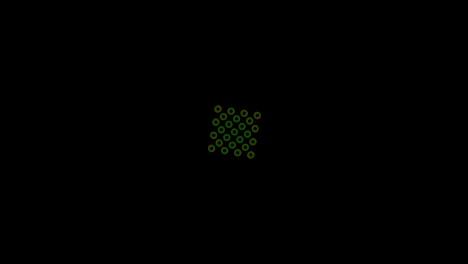modelo de video 4k con efecto estroboscópico e hipnótico, en formato de video 16: 9.
