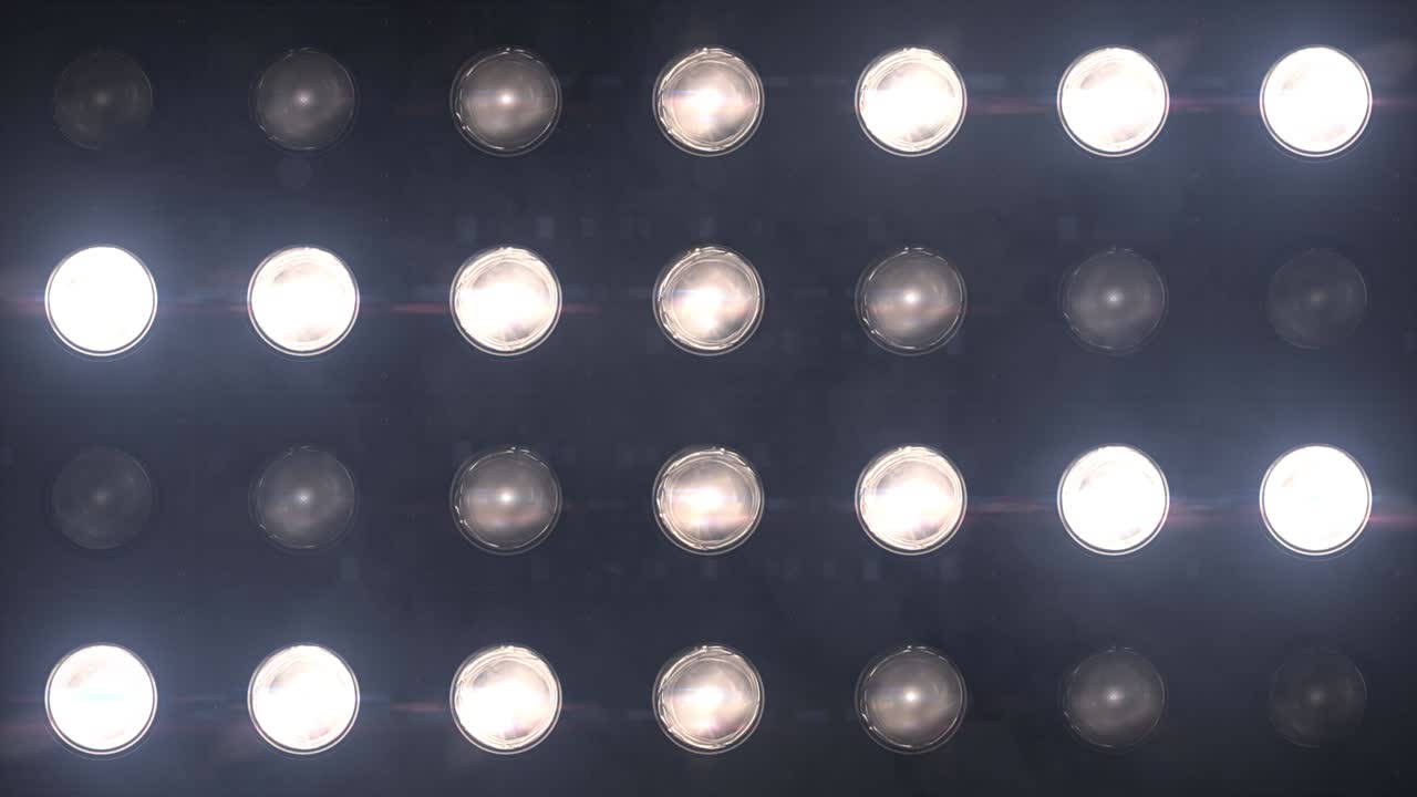 proyectores parpadeando animaciones en bucle blanco de cerca