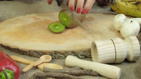 tablero de kiwi para cortar