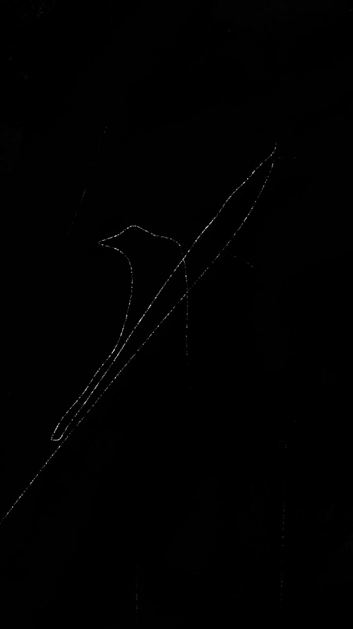 Scie luminose astratte che si muovono su uno sfondo scuro