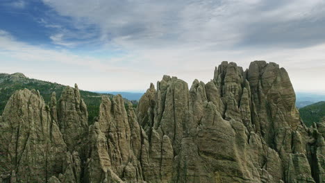 drone glides over awe-inspiring geological features scattered across the western u.s. landscape.