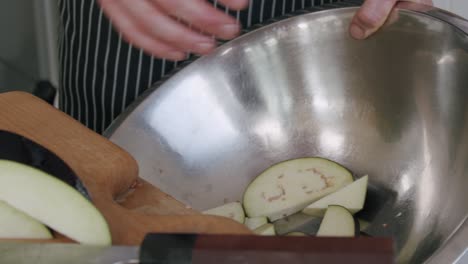 chef cutting eggplant
shot in 2