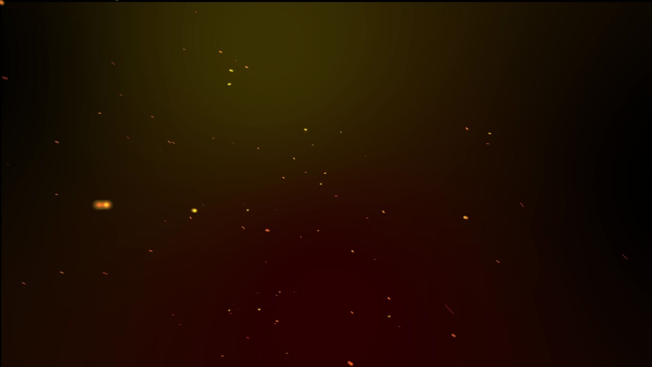 animazione a ciclo di particelle sullo sfondo nero