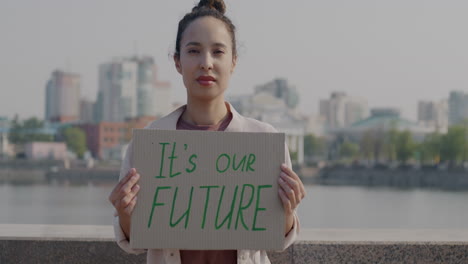 protest for a sustainable future