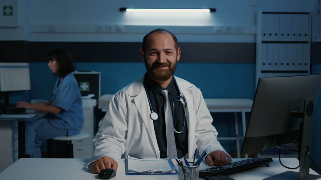 Dottore in ambulatorio