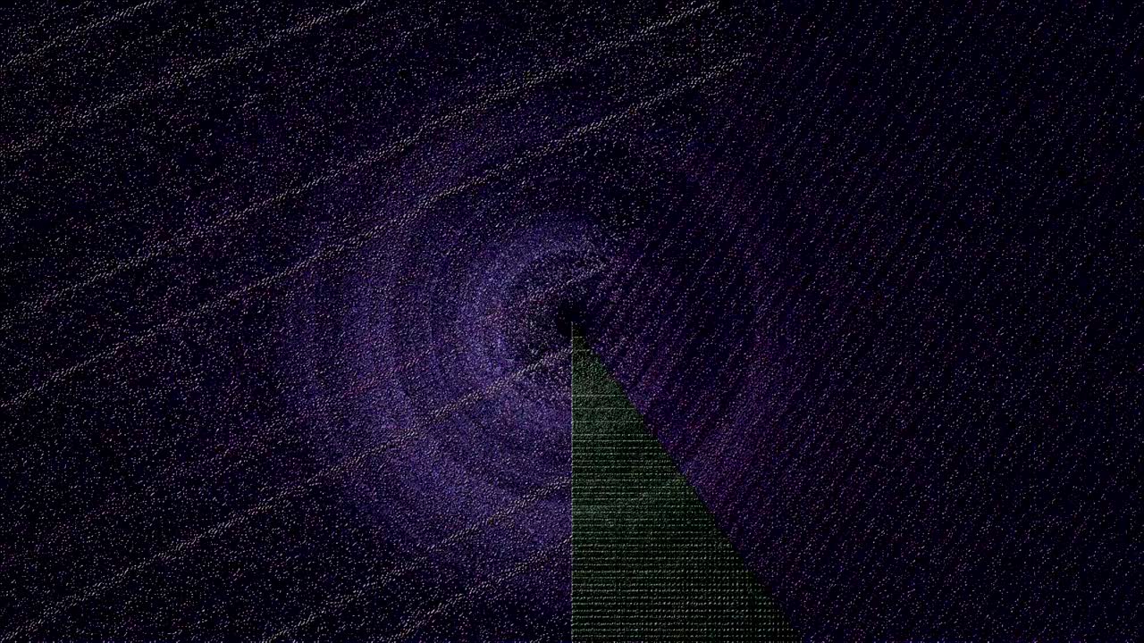 Glitch Background With Circles 24