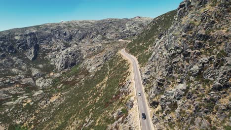 serra da estrela - portugal aerial view