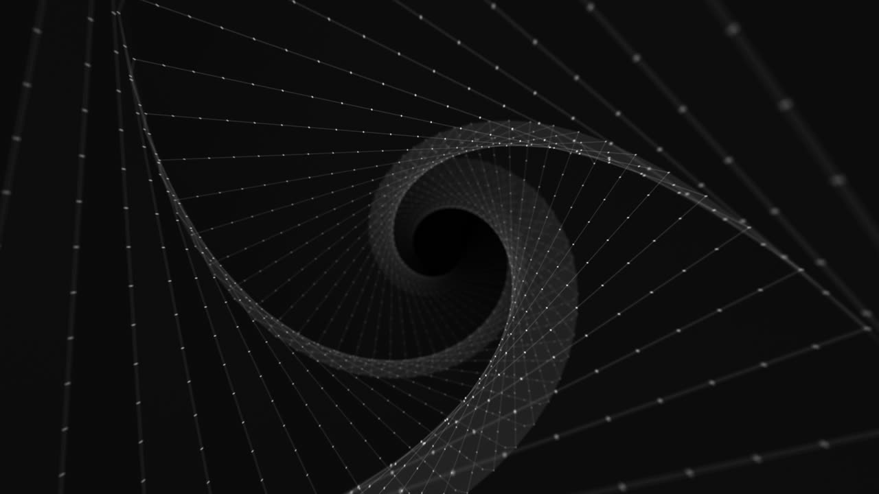 Motivo geometrico a spirale astratto.