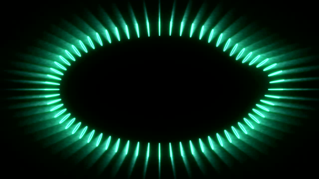 motion graphics con effetti di luminosità