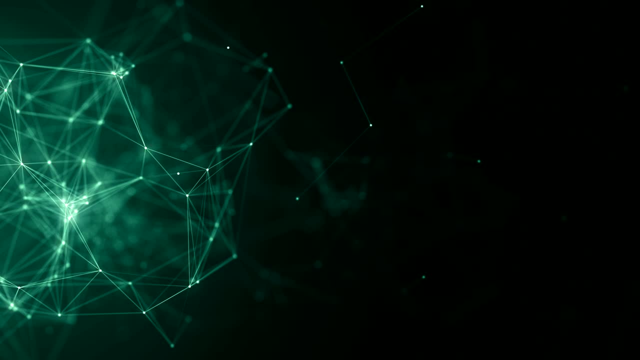 Plexus abstract network titles technology science background loop