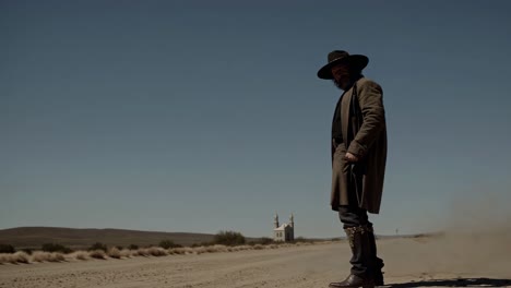 vaquero en el desierto