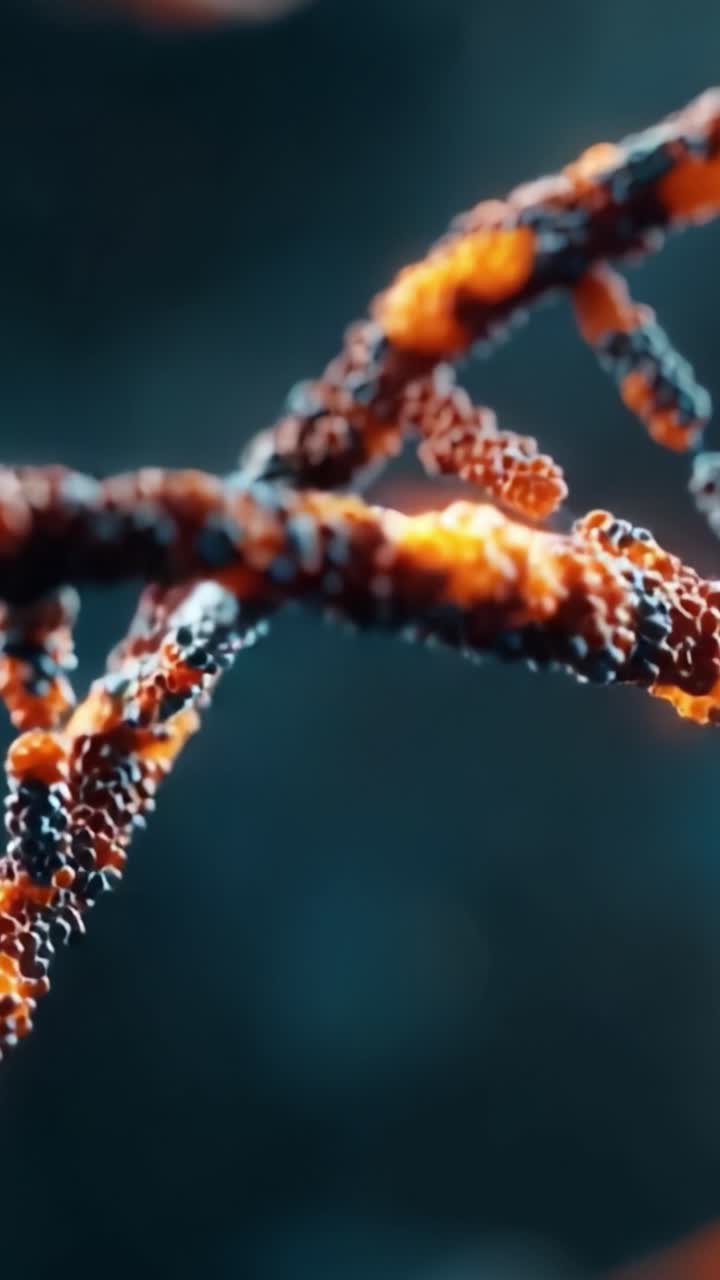 DNA:n monimutkaisen rakenteen tutkiminen: Yksityiskohtainen visualisointi geneettisestä materiaalista ja sen hienostuneesta muotoilusta, esitellen molekyylien vuorovaikutuksia ja kuvioita.