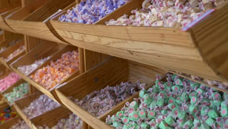 thousands of salt water taffy colorful candy