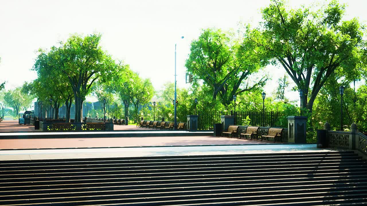 도시 에 있는 평화로운 공원
