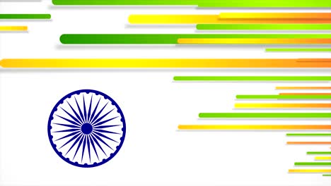 india republic day 26 january abstract video animation