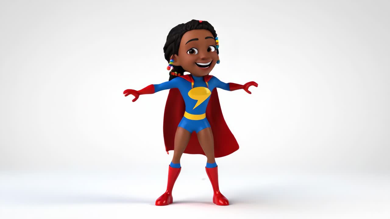 Cartoon Superhero Girl