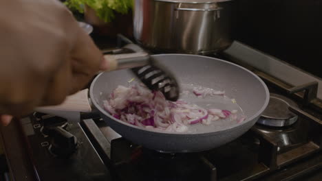 person cooking in the kitchen