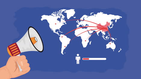 global spread of a pandemic