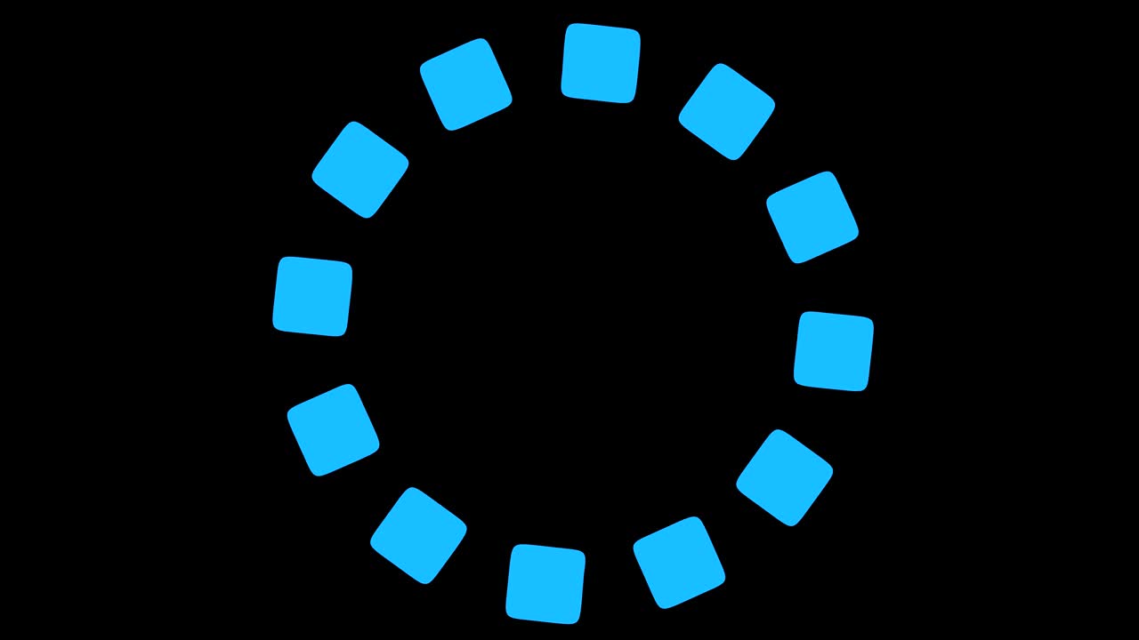 중앙에서 회전하고 크기를 늘려서 전체 배경을 고 사라지는 그래픽 디자인입니다.