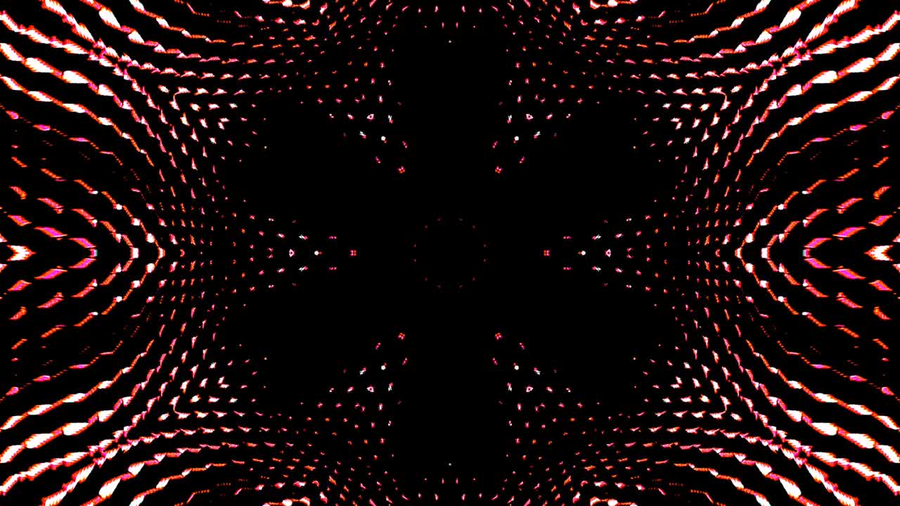 linee luminose luminose impostate movimento d'onda, colorate, su sfondo nero