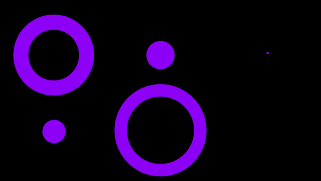 Shape animation circle spreading motion graphics