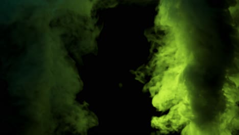 colorful smoke effect on black background